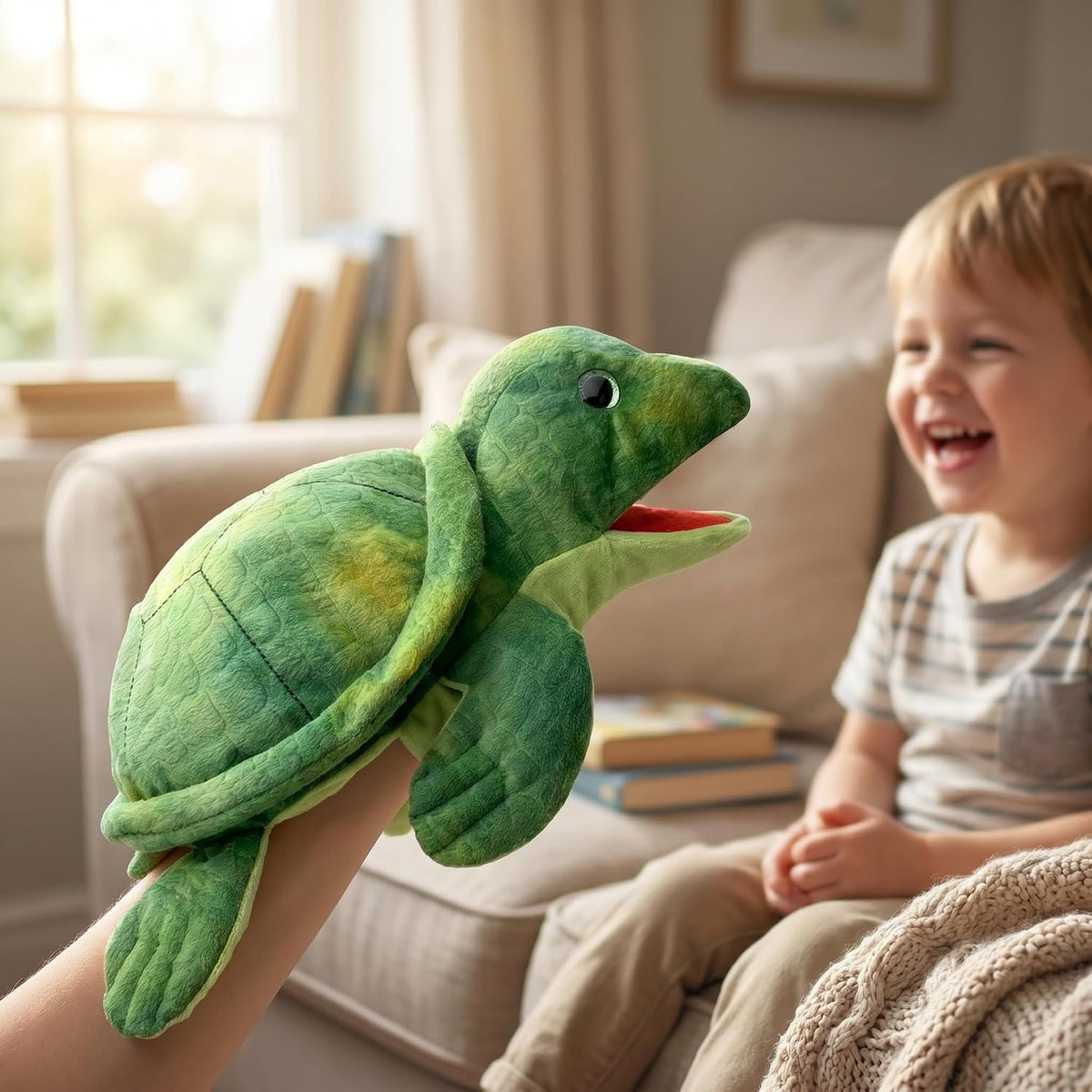 Marine Animals Hand Puppets for Kids, Toddler Includes Sharks - Turtles / Marine Animals - image 4
