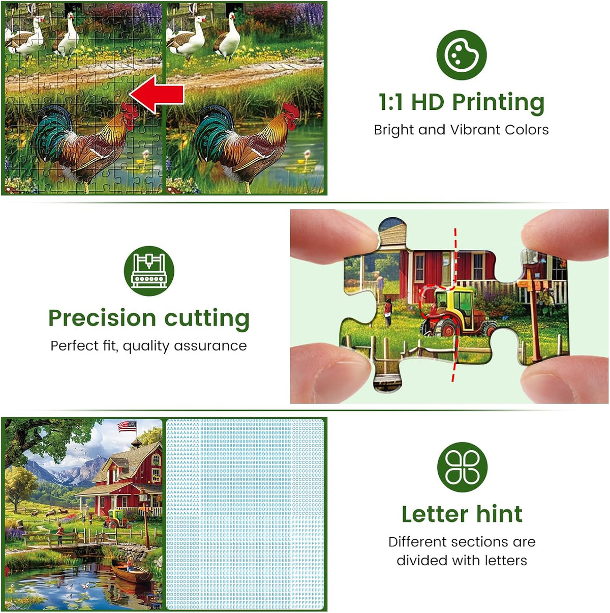 1000 Pieces Puzzle for Adults - Country Clubhouse - image 4
