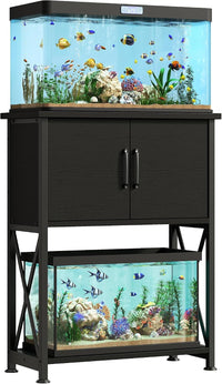 5-10 Gallon Fish Tank Stand - Black / 5-10 Gallon