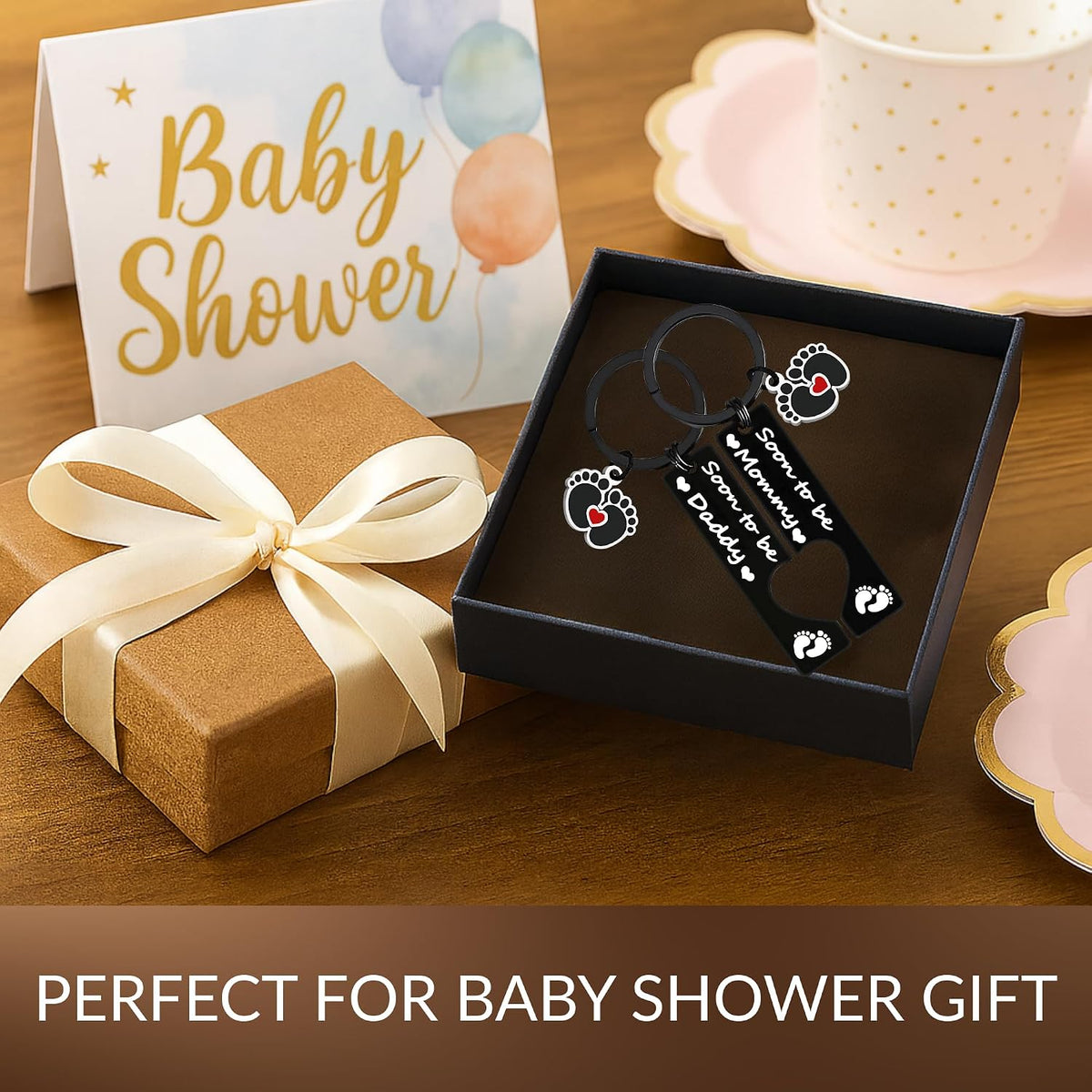 DESKINATOR new parent decision coin with poem card, leather pouch and gift box - view 5