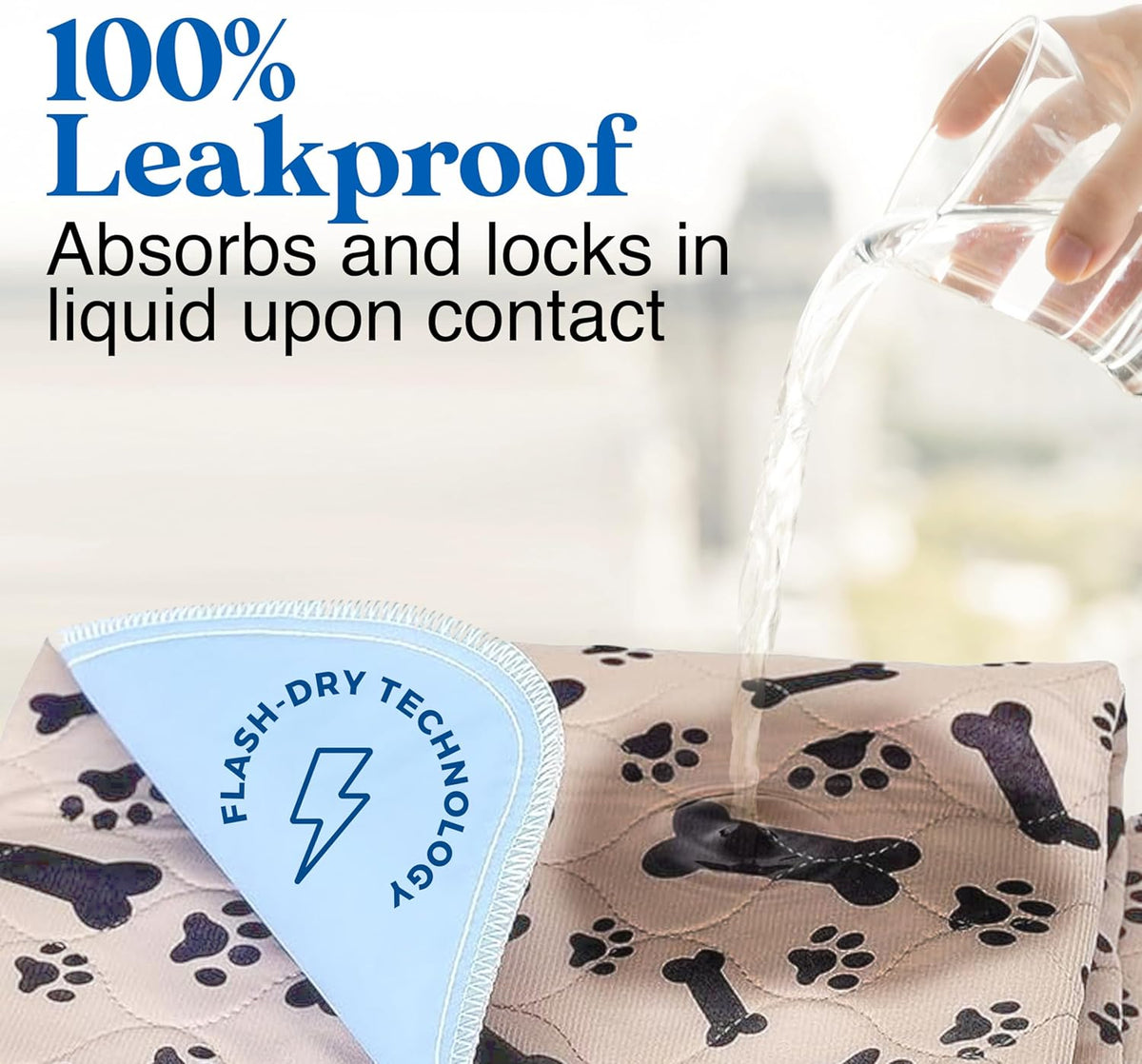 Super Absorbent Washable Pee Pads for Dogs Large 35 x 31 Puppy Pads