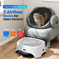Neakasa M1 Plus Automatic Cat Litter Box with 2-Year Protection Plan – Daily Care for Cats - White - image 3