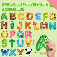 Large Size Magnetic Letters - 26 Magnetic Wooden Letters - image 2