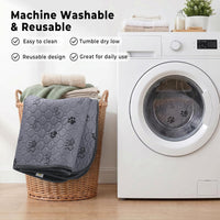 4 Pack Washable Pee Pads for Dogs - Deep Grey / 36x48 Inch (Pack of 2) - image 2