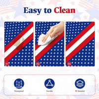 Childom 3 Pack Black and Gold Tablecloths for Events - Blue and Red - image 3