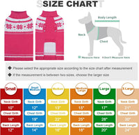 Dog Sweater - Winter Coat Apparel Clothes with Colorful Stripes for Cold Weather – Essentials for Dogs - X-Large / Single Red - image 3