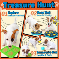 Forfon 9 Pack Dog Enrichment Toy Set with Puzzle Toy & Lick Mats – Essentials for Dogs - All-Around Dog Puzzle Toys - image 3