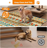 LOOBANI Reusable Pee Pads for Dogs: 2 Pack Washable Puppy Pads Waterproof 41"x41", Super Absorbent Whelping Pad, Leak-Proof & Non-Slip Dog Training Pads for Floor, Potty, Playpen, Crate (Yellow)