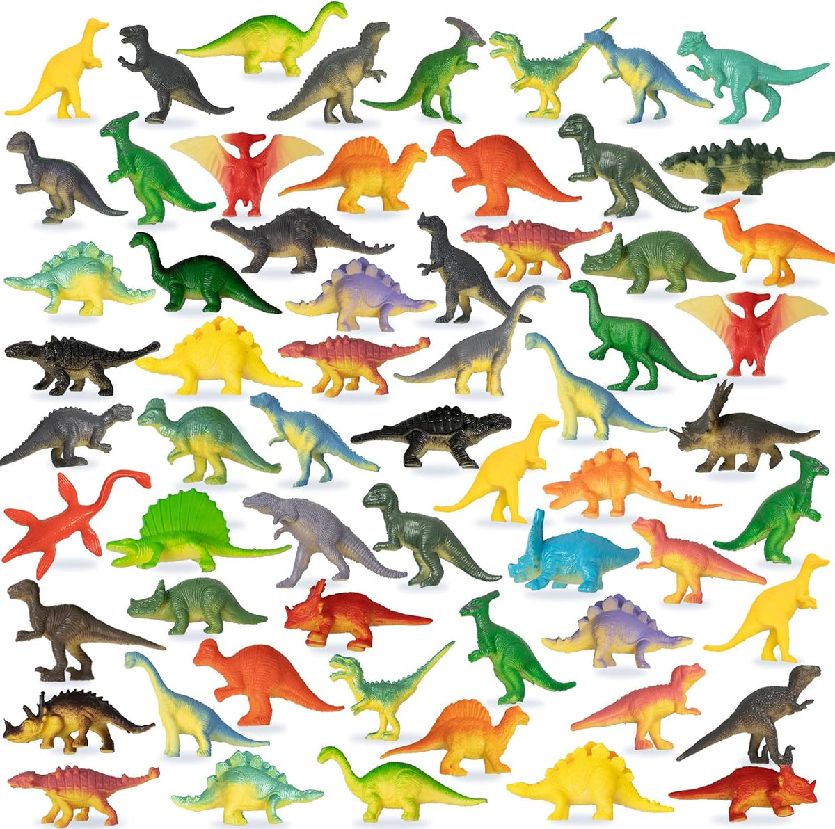 Mini Dinosaur Figures 78 Pack, Kids Dinosaur Toys - Upgrade Dinosaur