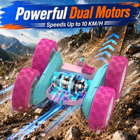 Hamdol Remote Control Car for Kids - Pink / Standard (Headlights) - image 3