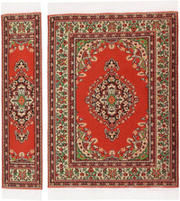 iLAND Dollhouse Rug 1/12 Scale Woven Miniature Carpet 2pcs Fragrance – Fun for Kids & Family - 2pcs Appetence