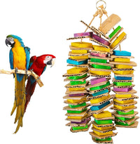 MYFAMIREA Parrot Toys for Medium Birds - Colourful