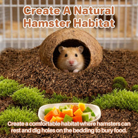 Sukh coco coir hamster bedding brick of coconut fiber substrate for burrowing pets - view 2