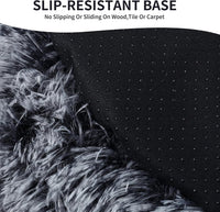 Hooded Donut Dog Bed – Essentials for Dogs - Gradient Dark grey / Large 27.5'' - image 3