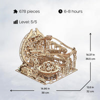 Wood Trick Galaxy Wooden Marble Run 3D Wooden Puzzles for Adults - image 3