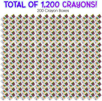 ArtCreativity Bulk Crayon Packs - 200 Set of 6-Packs (1200 Ct) - image 2