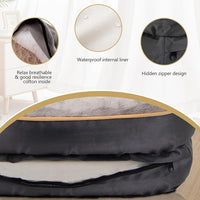JOYELF Large Memory Foam Dog Bed, Orthopedic Dog Bed & Sofa with Removable Washable Cover and Squeaker Toy as Gift