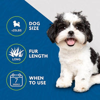 FURminator Small Dog Undercoat deShedding Tool, Long Hair, Reduces Loose Hair from Shedding