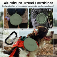 OHMO Spill Proof Collapsible Dog Bowl - 34oz / Sage Green - image 4