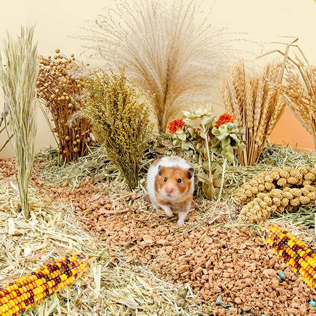 Natural Ear of Grain Flower&Herb Bedding Mate Habitat Decor - Miscellaneous grain crops - image 4