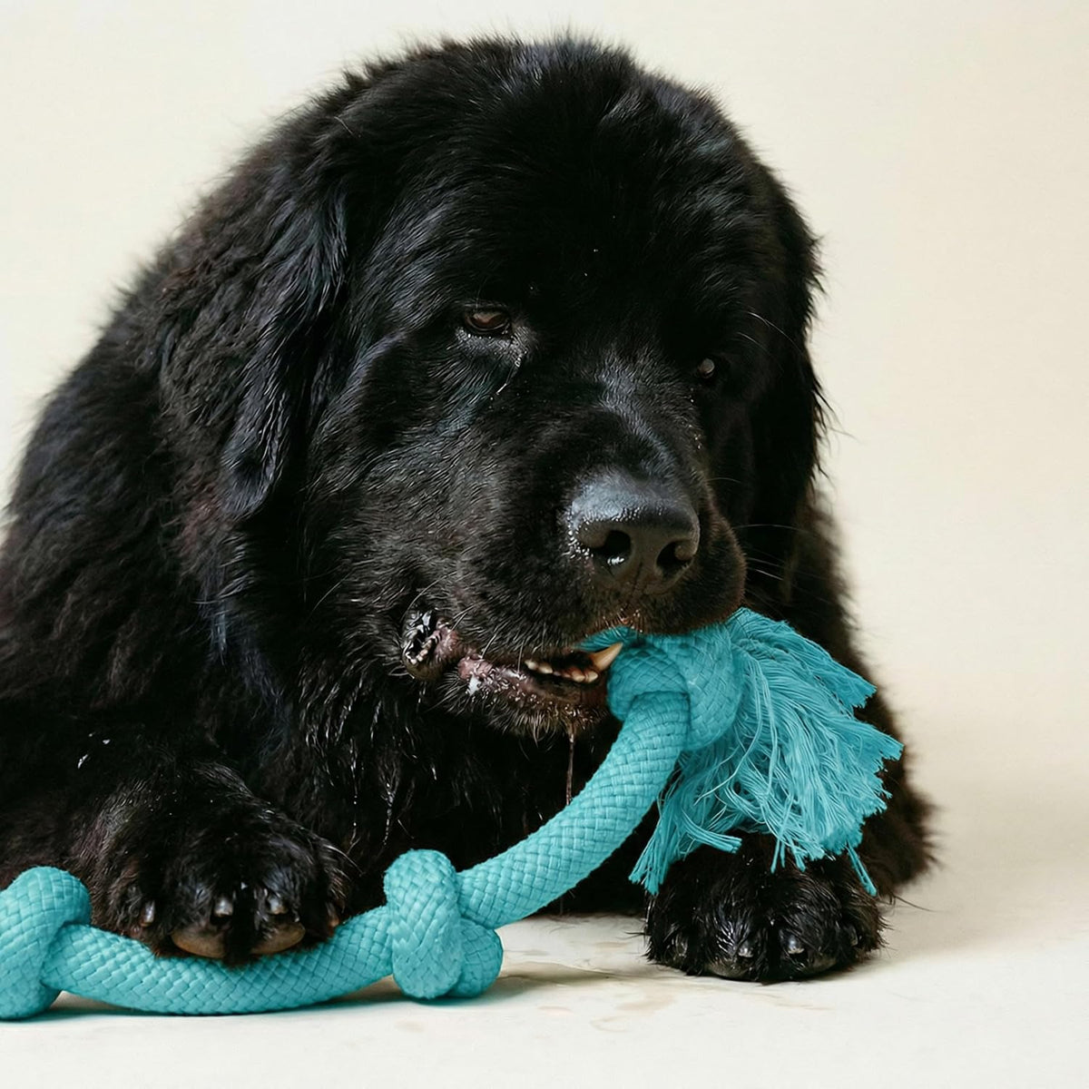 Playology Tug Rope Dog Toys for Large Dogs, Peanut Butter Scent - Mega / Peanut Butter - image 3