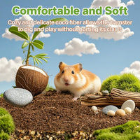 Sukh coco coir hamster bedding brick of coconut fiber substrate for burrowing pets - view 3