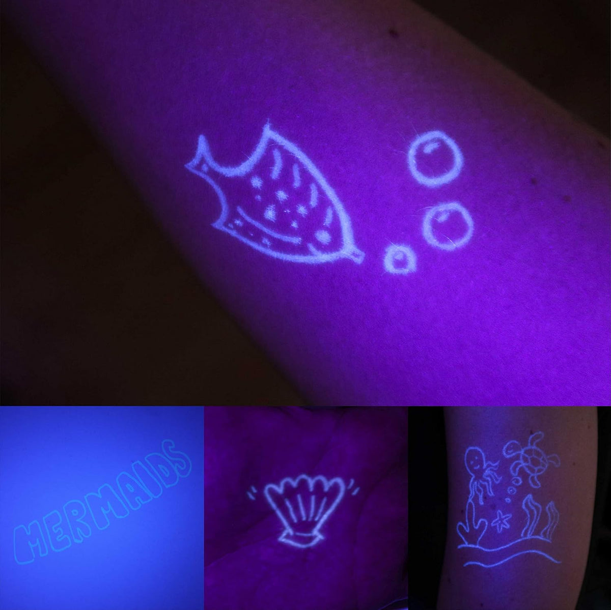BONNYCO Invisible Ink Pen and Notebook Pack of 16 Party Favors - Mermaids - Pack 16 - image 3