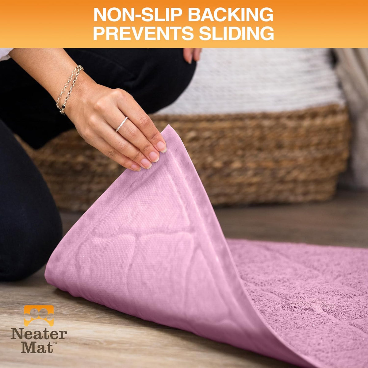 Neater Pets Neater Mat Cat Litter Mat - 23x35 / Pink - image 4