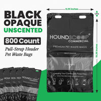 -Houndscoop - 800 Ct XL Pull-Strap Header Dog Waste Bags for HOA Stations – Essentials for Dogs - image 2