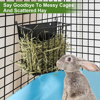 LUAVIARU Upgrades Rabbit Hay Feeder, Guinea Pig Hay Feeder - image 3