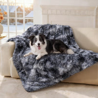 Luciphia Calming Waterproof Dog Blanket - Tie-dye Grey / 50"x60"
