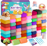 ARTPAR Air Dry Clay for Kids - 66 Colors