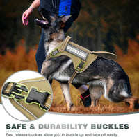 WINSEE Tactical Dog Harness - Large / Brown - image 4