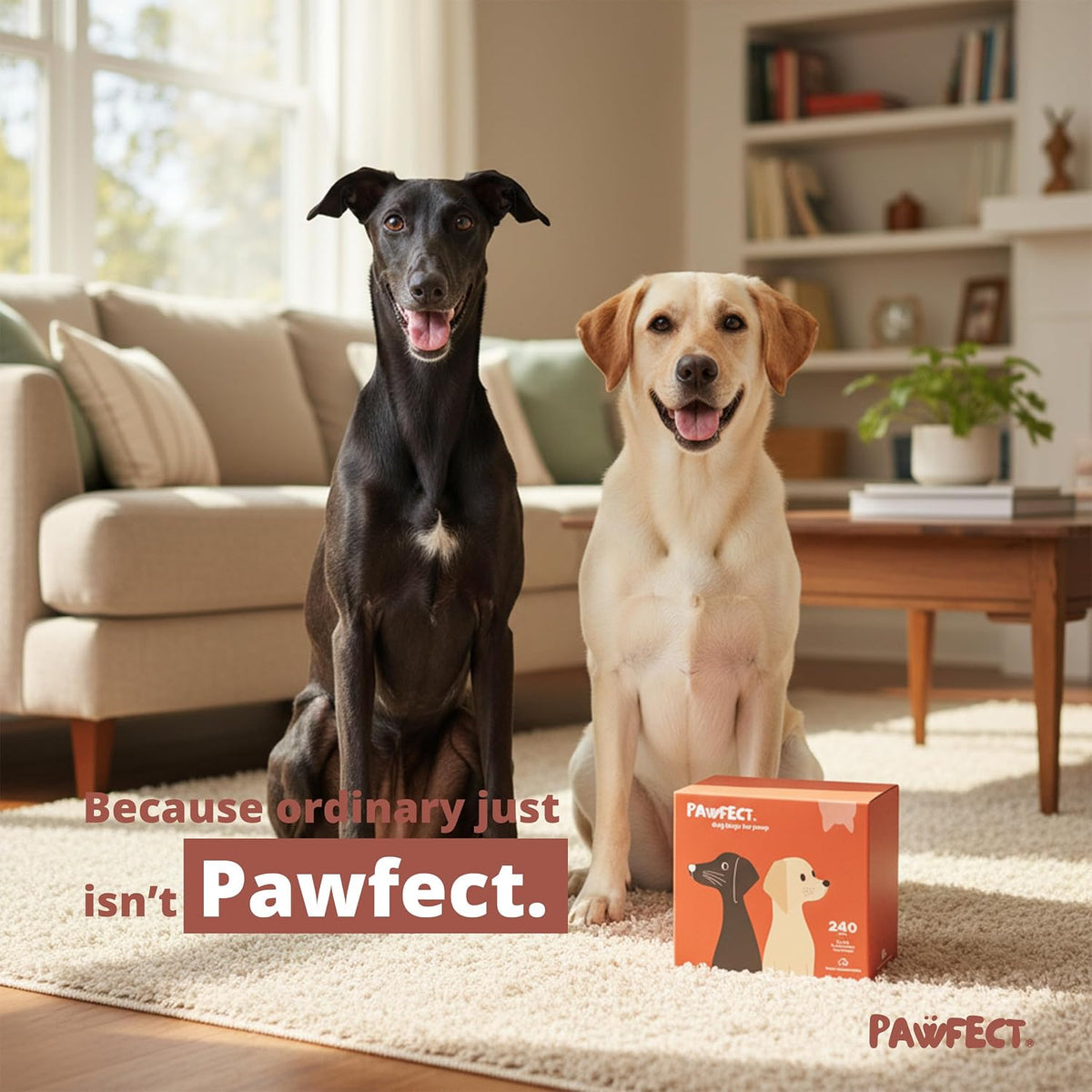 Pawfect Dog Poop Bags Rolls, Biodegradable Poop Bags - 240 Bags - image 4