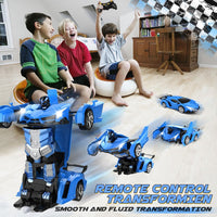 Transform Remote Control Car Toys for Boys 4-6 - Blue - image 2