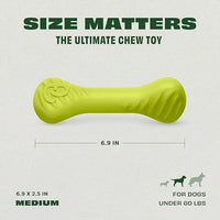 Benebone Natural Rubber Dog Bone Chew Toy, Natural Rubber