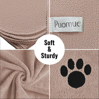 Puomue 2 Pack Microfiber Dog Towels for Drying Dogs - Camel / 40 x 23.6 inches - 1 Pack - image 2