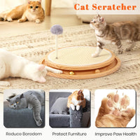 Cat Scratcher, Cat Natural Sisal Scratching Pad - Gold - image 3