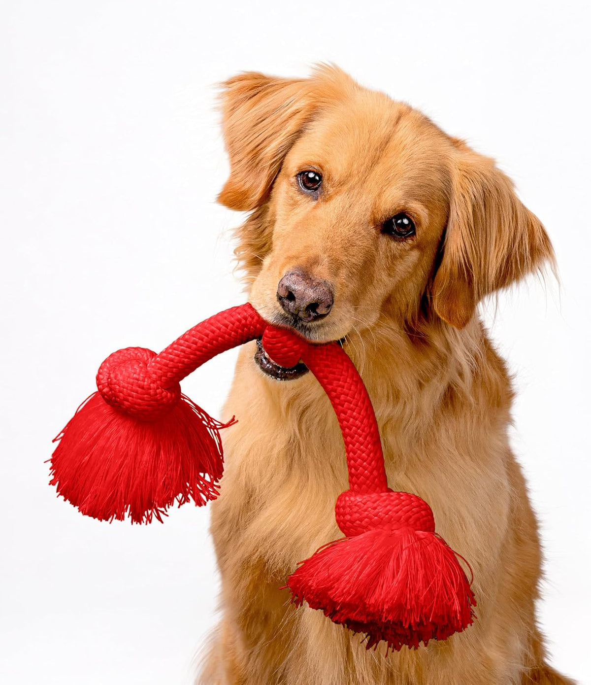 Playology Tug Rope Dog Toys for Large Dogs, Peanut Butter Scent - Jumbo (VALUE 2-Pack) / Peanut Butter & Beef - image 3
