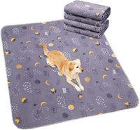 UPSKY Washable Pee Pads for Dogs 2 Pack 34" x 36", Waterproof - A-grey / 34x36 Inch (Pack of 2)