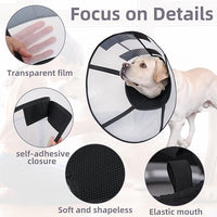 Soft Dog Cone Suitable for Postoperative Use in Dogs, Adjustable and Comfortable Elizabeth Collar, Used for Wound Care, Sterilization, Suitable for Medium to Large Dogs (XL)