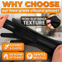 2-in-1 Cat and Dog Washing Gloves with 3000 Soft Bristles – Essentials for Dogs - Black - image 3