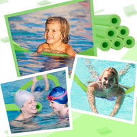 Hanaive white foam pool noodles, 6 pack, 52 inches long with hollow centers - view 18
