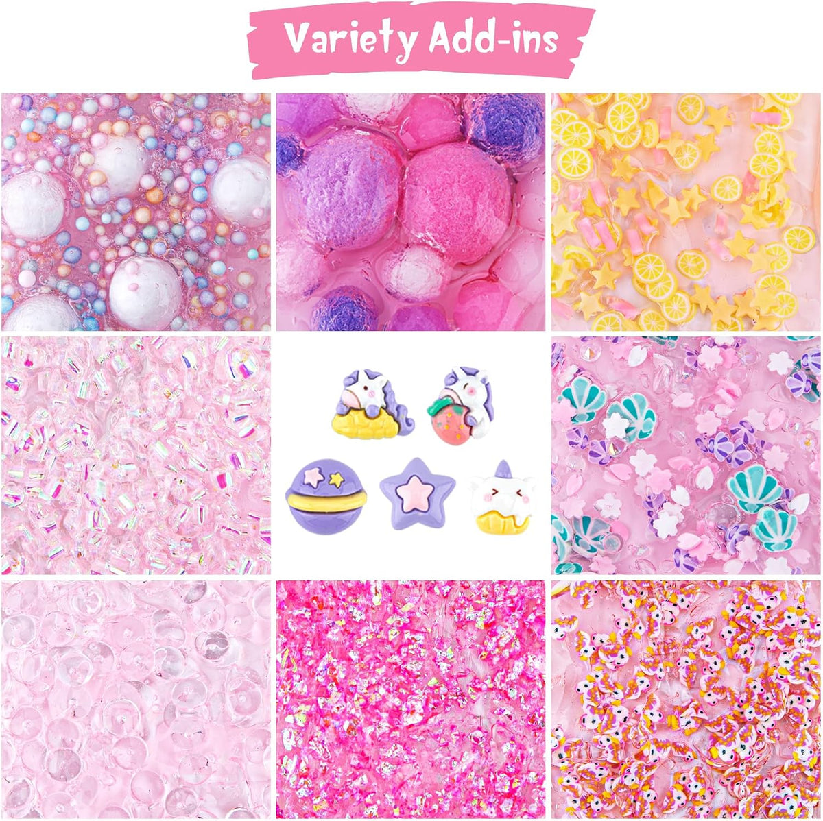 Astronaut Galaxy Slime for Kids, Big Slime Bucket with Clay - Pink Slime - image 3