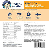 Under the Weather Pet | Ready Cal for Dogs 100cc | High Calorie Supplement | Dog Weight Gainer and High Calorie Booster | 10 Vitamins, 7 Minerals & Omega Fatty Acids (2 Pack)