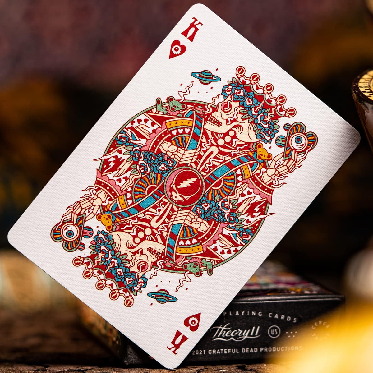 theory11 Grateful Dead Playing Cards Premium Deck with Iconic – Fun for Kids & Family - image 4
