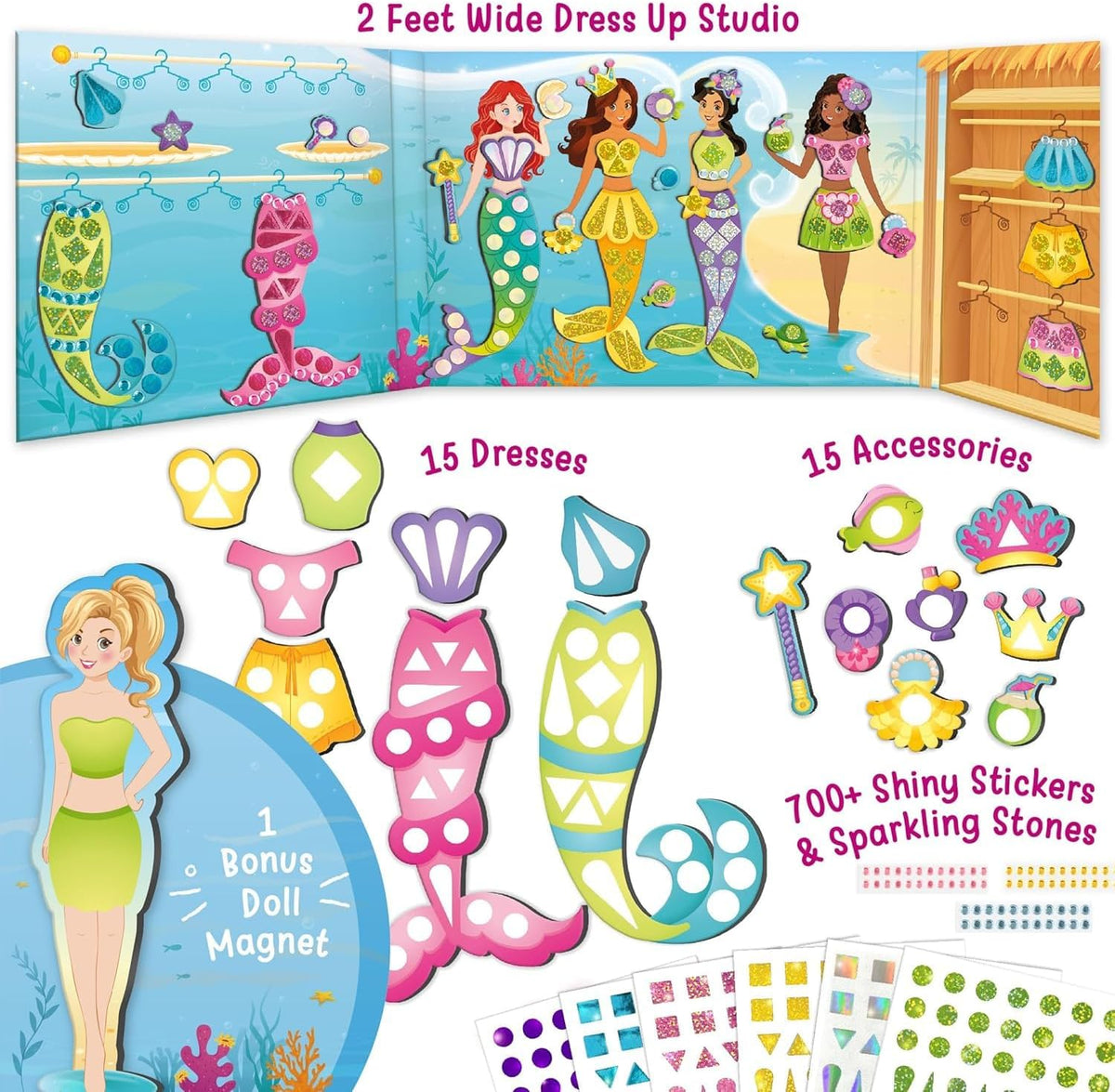 Imagimake DIY Magnetic Dress-Up Princess - Mermaid - image 2