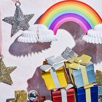 WILLBOND 2 Pieces Rainbow Table Decorations Centerpiece with Clouds – Fun for Kids & Family - 10 - image 3