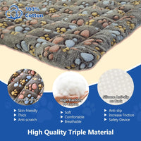 Thickened Dog Bed for Car Back Seat, Upgraded Bottom Non-Slip - Gray-paw - image 4