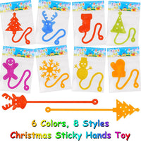 24 Pack Halloween Sticky Hands Toys - Christmas Sticky Hands 36 - image 2